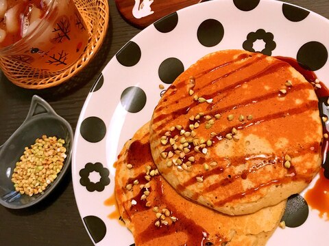 サクサク蕎麦の実添え 蕎麦粉のパンケーキ レシピ 作り方 By 嵯峨 恭也 楽天レシピ サクサク蕎麦の実添え 蕎麦粉のパンケーキ レシピ 作り方 By 嵯峨 恭也 楽天レシピ